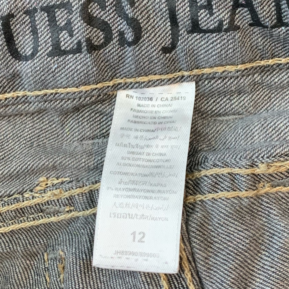 Guess Jeans Adjustable Waist Black Jeans - Picture 4 of 5